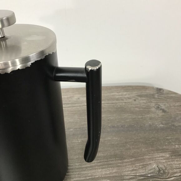 Veken French Press Coffee & Tea Maker, 304 Stainless Steel Black - Picture 4 of 13